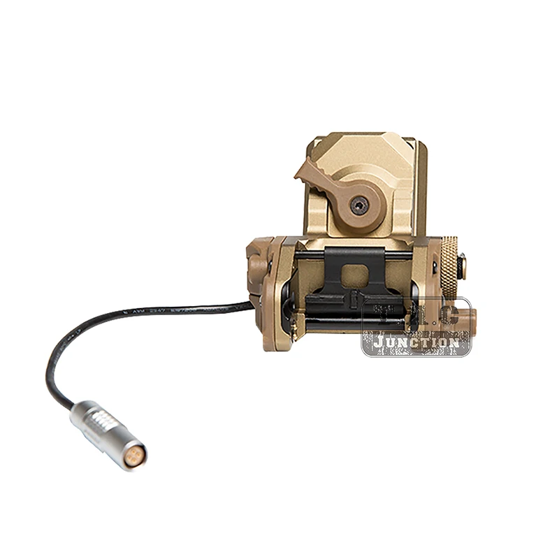 Montaje de gafas tácticas GSGM con placa adaptadora de cubierta de casco, juego de especificaciones de tierra para AN/AVS-6 AVS-9 ANVIS PVS-23 visión nocturna - imagen 2