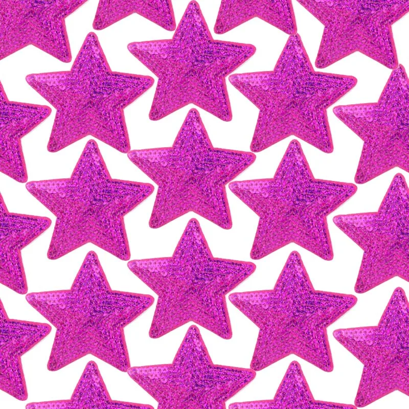 Parches bordados de lentejuelas y estrellas para ropa, apliques de dibujos animados, adhesivos para ropa, bricolaje, 10 piezas, 16 estilos - imagen 5