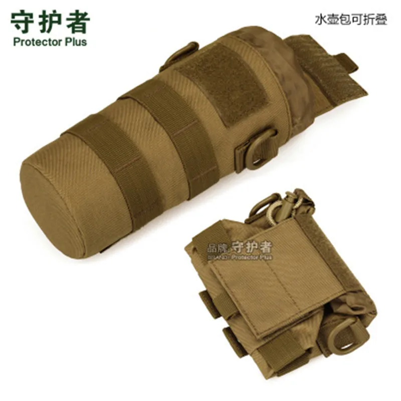 Bolsa pequeña para botella de agua Guardian para exteriores, funda plegable para botella de agua de 600ml, riñonera, bolsa táctica para taza de agua, cartera para botella de agua - imagen 2