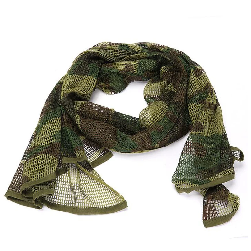 Pañuelo de camuflaje Multicam Kryptek, malla táctica, velo facial de francotirador, bufanda para Airsoft, Camping, caza, senderismo, ciclismo - imagen 5