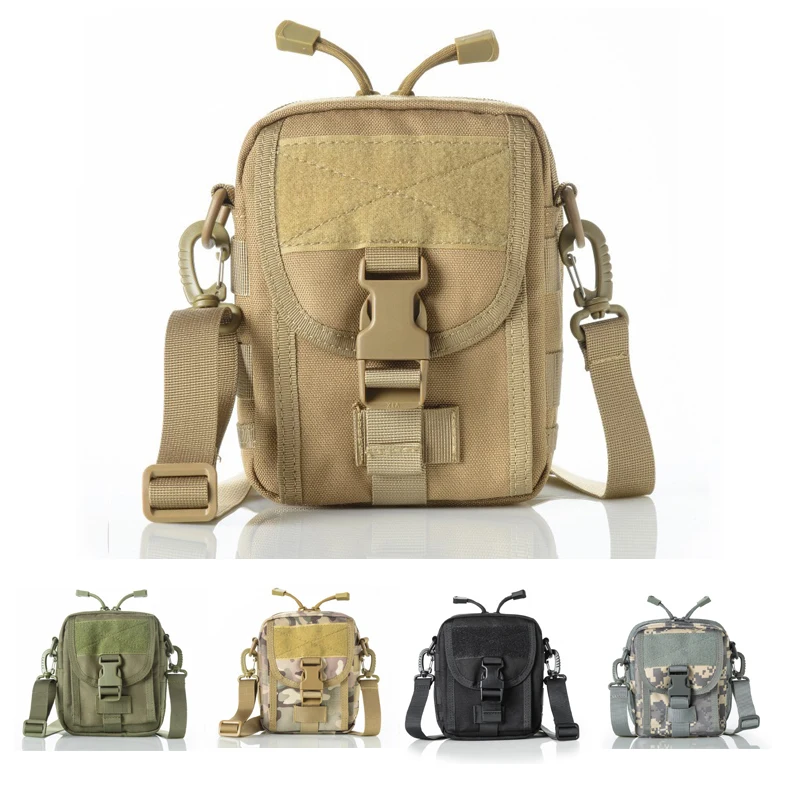 Bolsa de teléfono de hombro para hombre y mujer, equipo de camuflaje táctico EDC, ropa de calle de Hip Hop, equipo funcional para el pecho - imagen 3