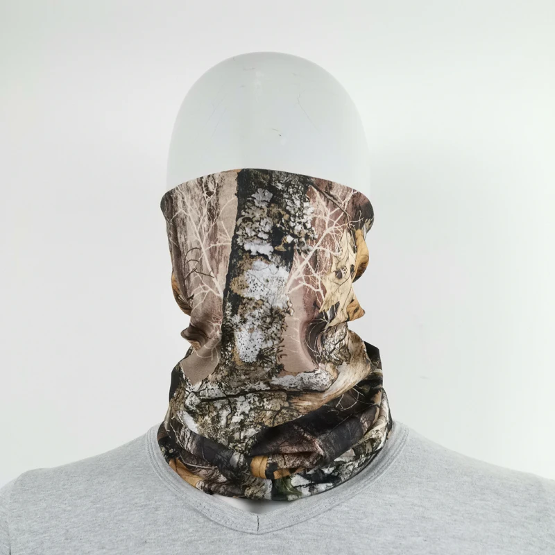 Bufandas de senderismo al aire libre para hombres, cuello transpirable de poliéster, a prueba de viento, Anti UV, cubierta de cuello, máscara facial, pesca, caza, ciclismo, Bandana - imagen 4