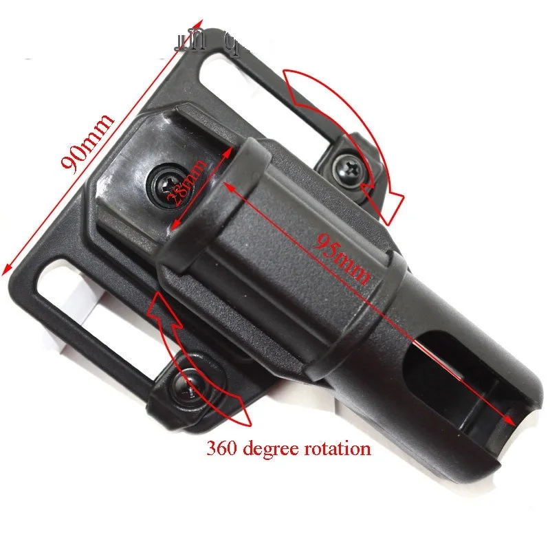 VULPO-bastones ASP de rotación multiángulo, palo de rechazo y funda para linterna (Grande/mediano/Pequeño) - imagen 4