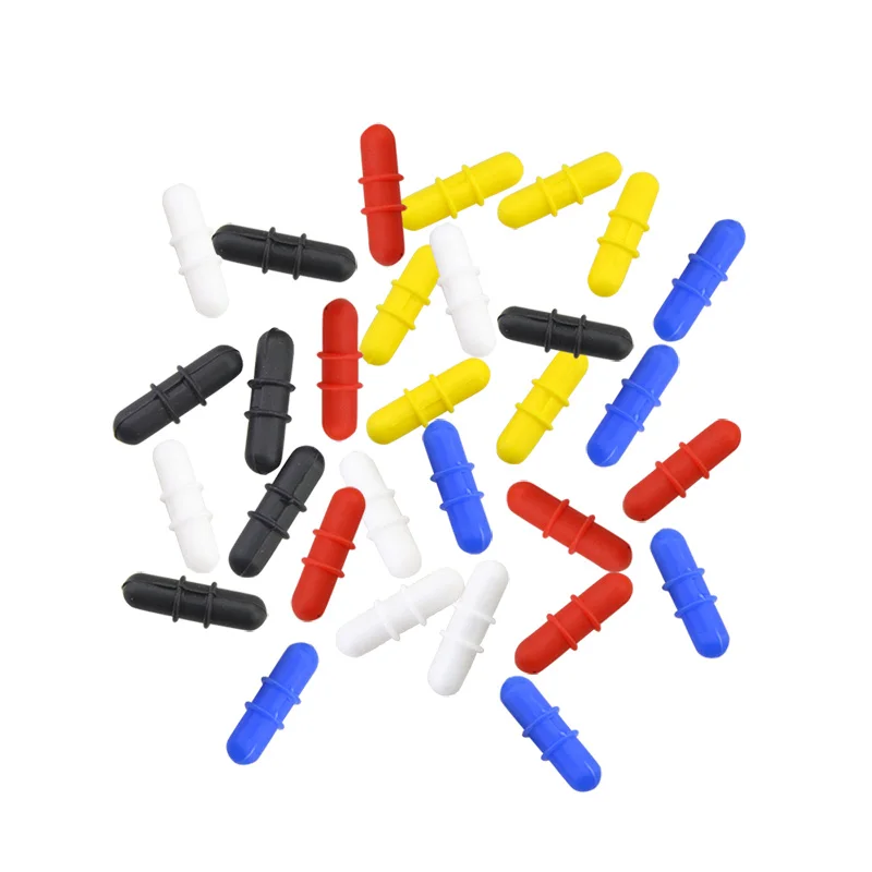 Estabilizador de extremidades de arco compuesto de caza, amortiguador de goma, silenciador, Reduce la vibración y el ruido, amortiguador de tiro, tirachinas, 6 piezas - imagen 4