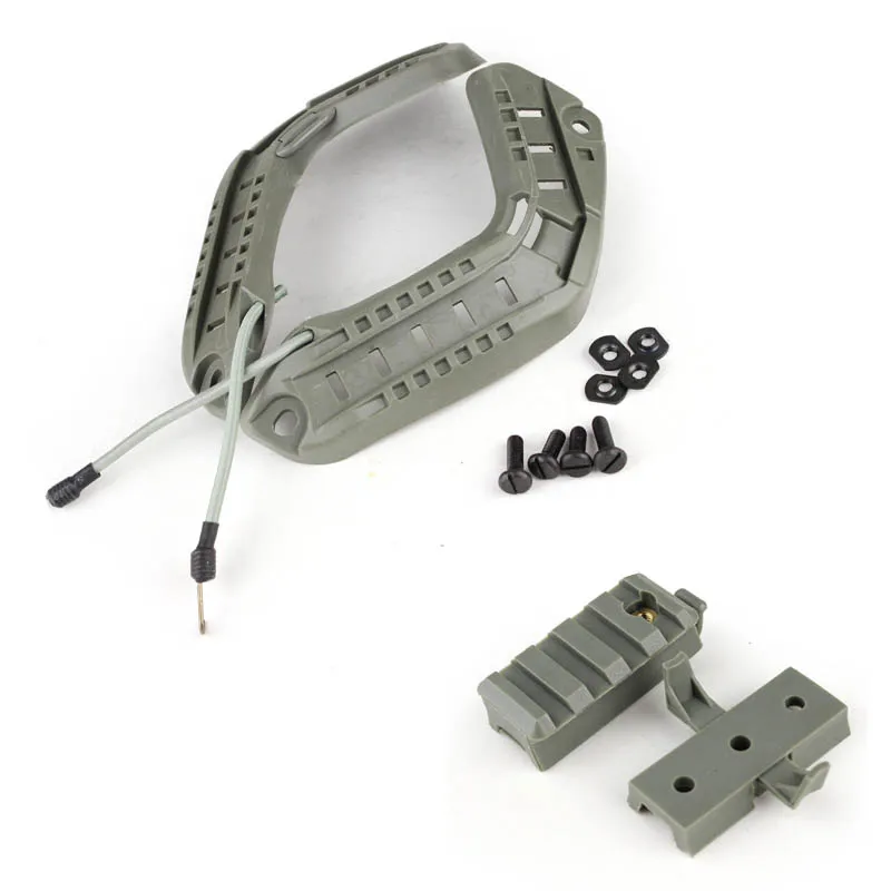 Accesorio táctico rápido para casco, Riel de montaje, adaptador de riel de guía de tiro, arco militar - imagen 3