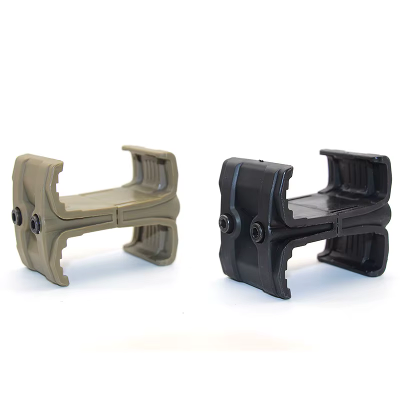 Acoplador de doble cargador, bolsa con Clip de poliéster para AR15 M4 MAG59 Airsoft Mag, abrazadera de acoplador, equipo de caza de enlace paralelo - imagen 4