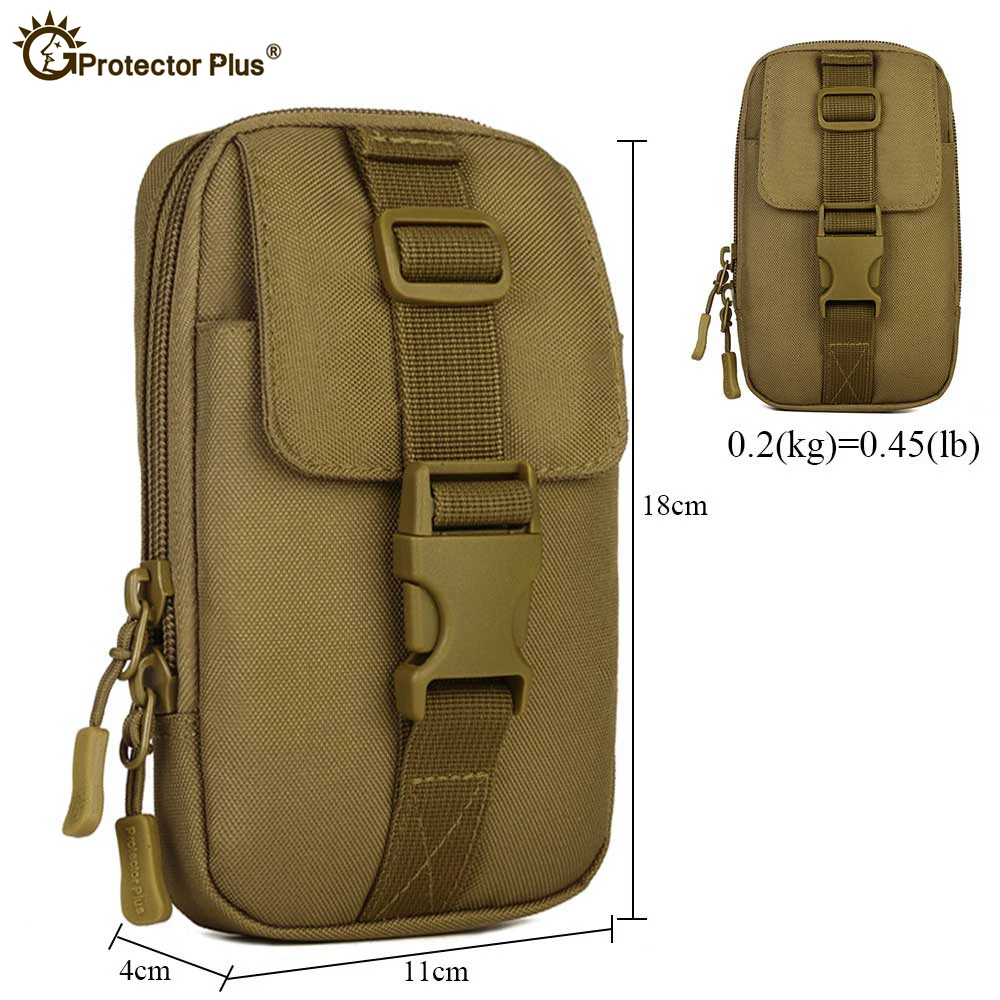 Bolsa Molle impermeable de nailon táctico, paquete de teléfono móvil, paquetes adjuntos de escalada de camuflaje, bolsas de senderismo de viaje - imagen 2