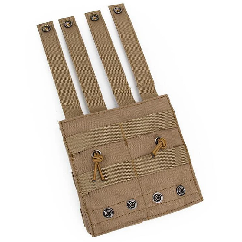 Bolsas de doble Triple Clip Molle para exteriores, conjunto táctico de equipo Airsoft, para caza, 7,62 - imagen 3