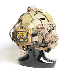 FMA funda táctica casco negro soporte batería