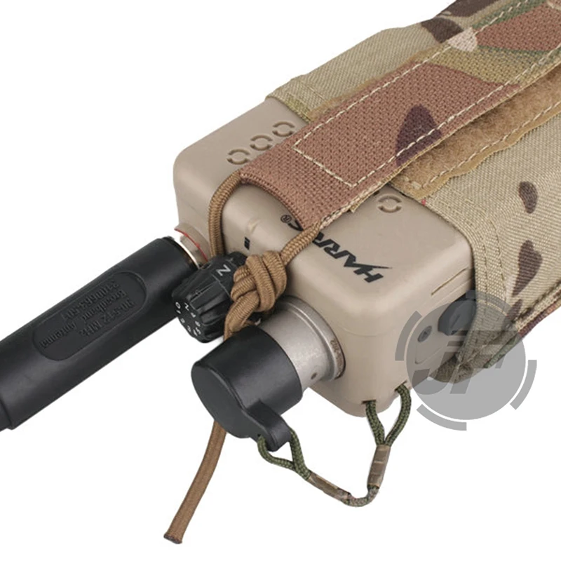 Emerson CP Style-bolsa táctica MOLLE MBITR para Radio, bolso Universal para Walkie Talkie, bolsillo con gancho y bucle, chaleco AVS JPC - imagen 5
