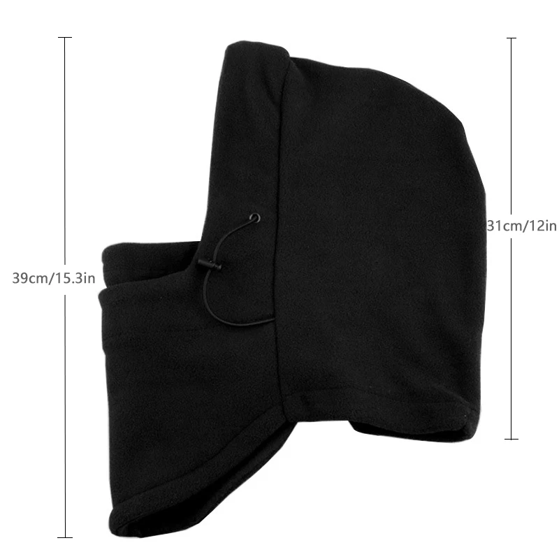 Gorro cálido de invierno para hombre y mujer, gorros impermeables de lana térmica, pasamontañas, calentador de cuello con capucha, bufandas para senderismo, máscara, novedad de 2022 - imagen 3