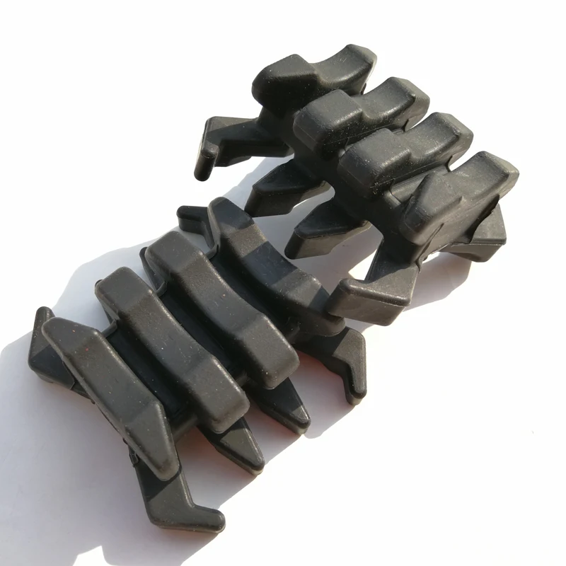 Estabilizador de extremidades de arco compuesto de caza, estabilizador con forma de cangrejo, Amortiguador de vibración de goma, Reduce la vibración y el ruido, 2 uds. - imagen 4