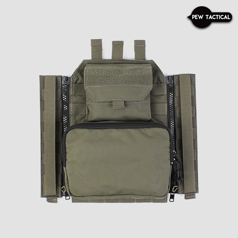 PEW TACTICAL Zip-on plataforma trasera 50oz chaleco Airsoft armadura de caza chaleco táctico de caza BP02 - imagen 5
