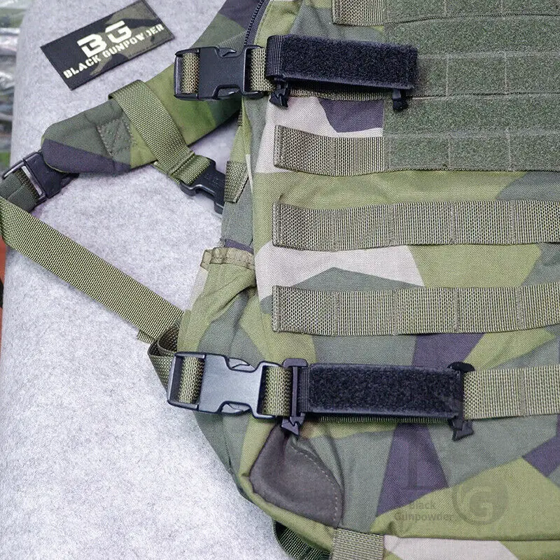 Adaptador Molle táctico de 2 piezas, hebilla de correa, gancho, pegatina mágica, soporte fijo - imagen 3