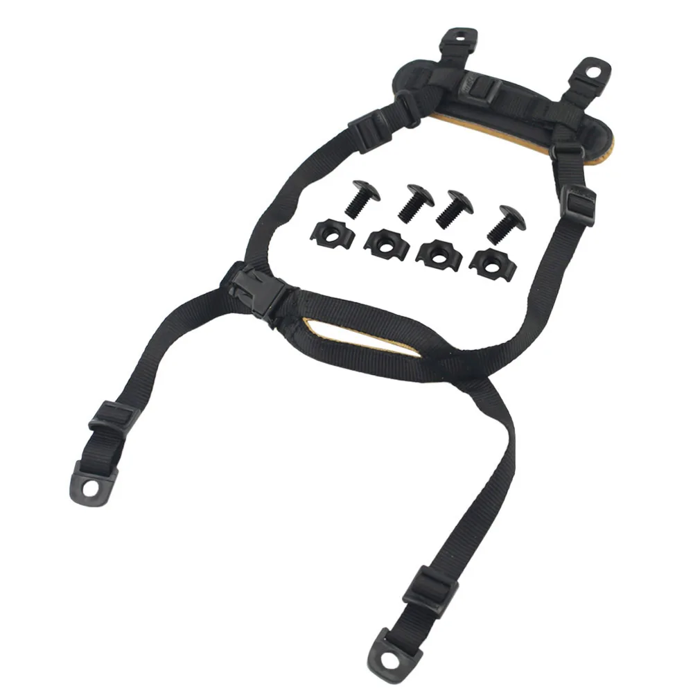 VULPO Tactical MICH ACH sistema de retención de casco suspensión h-nape Correa accesorios para casco - imagen 2