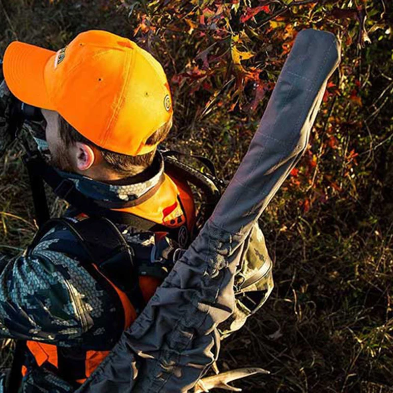 Funda de pistola para Rifle suave de camuflaje de hoja de arce, bolsa táctica para pistola, bolsa de tiro de caza, bolsa de concha para escopeta, funda para pistola larga - imagen 4