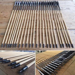 Flechas recurvo madera para arco compuesto caza y tiro 25-70 lbs