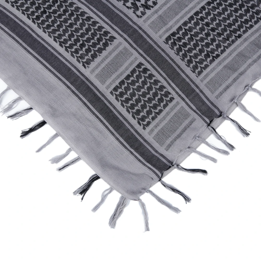 110*110 bufanda árabe Keffiyeh Shemagh bufandas cuadradas árabes del desierto con borla para caza al aire libre militar senderismo ejército hombres mujeres - imagen 2