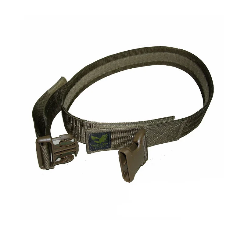 Cinturón táctico militar de lona ajustable para hombre, hebilla deslizante negra, soporte de cintura, cinturón deportivo útil de rescate militar - imagen 5