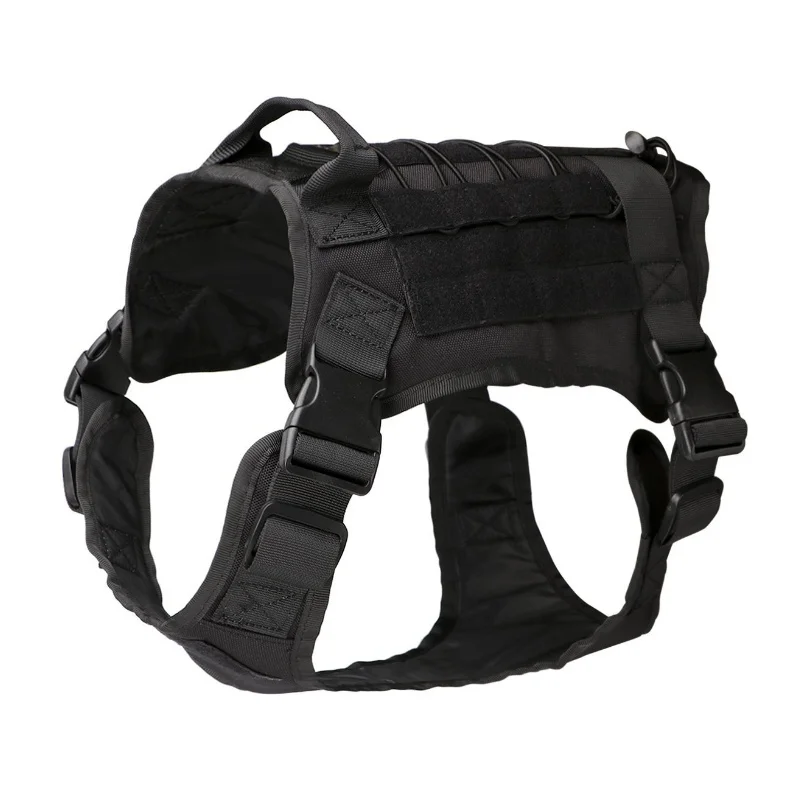 Chaleco táctico para perro, arnés K9, chaqueta de entrenamiento para perro, ropa de policía, accesorios de entrenamiento, chaleco Molle para perro de caza - imagen 4