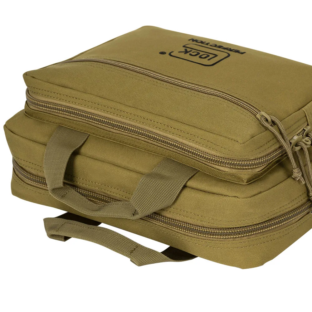 Bolsa de almacenamiento portátil para pistola táctica, estuche de herramientas para pistola de rango 22 LR, funda para Glock 1911, Cz-75, Taurus G2c, Paintball - imagen 2