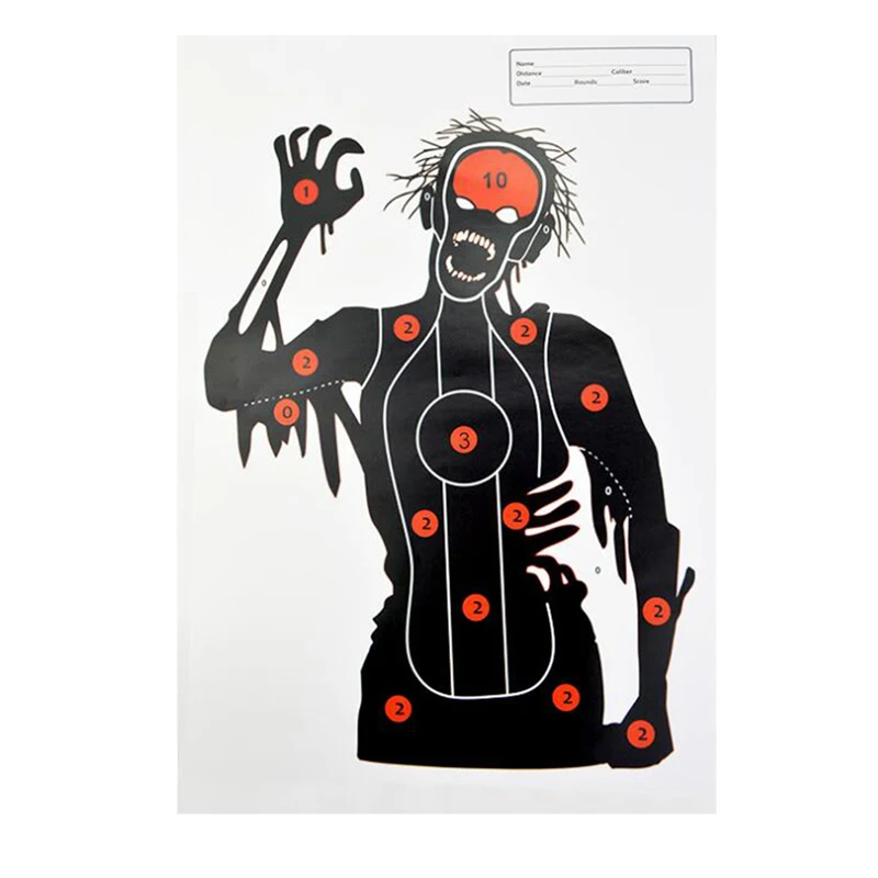 10 Uds. Alvos de tiro con arco juego de papel de alta calidad 12x17 pulgadas práctica de caza accesorio de tiro con arco - imagen 5