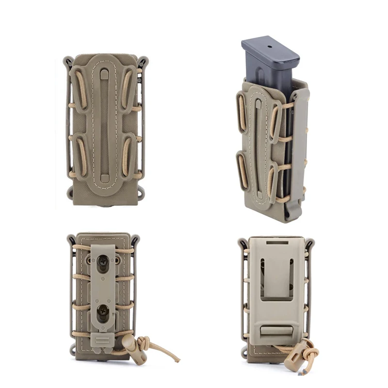 Bolsa de transporte para pistola de 9MM, accesorio Universal Fastmag Molle Soft Mag para disparar, soporte táctico Fastmag, caza y Paintball