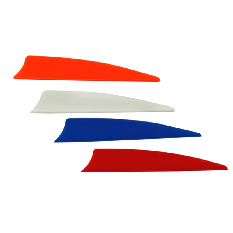 Flecha de pluma de plástico para exteriores, 60 Uds., 1,75/2/3/5 pulgadas, artesanal, arco y flechas de caza - imagen 4