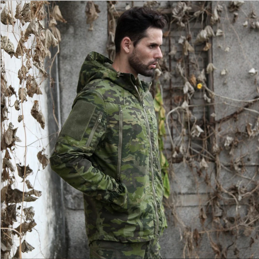 Pro. Chaqueta militar de camuflaje para hombre, equipo táctico Multicam, camisas de combate Airsoft, ropa de caza - imagen 3