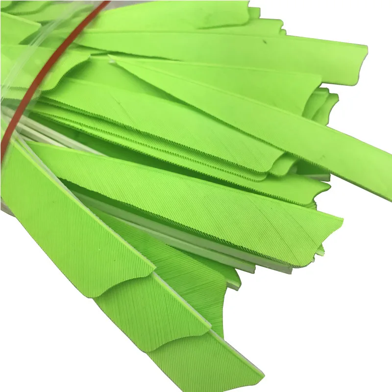 Escudo de plumas naturales de pavo para tiro con arco, herramienta de bricolaje para entrenamiento de tiro con arco, accesorios de caza, 100 piezas, 4 pulgadas - imagen 5