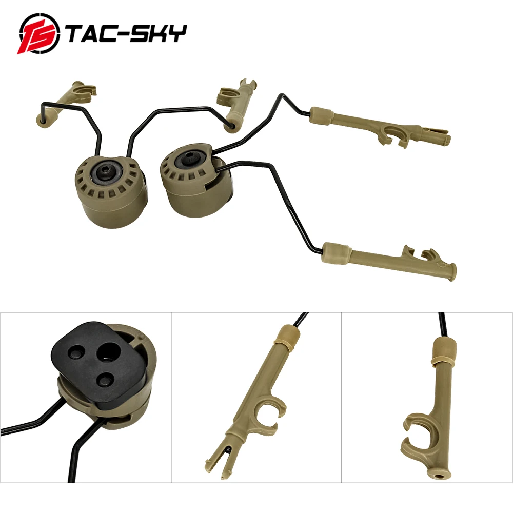 TAC-SKY táctico COMTA I II III IV caza reducción de ruido auriculares adaptador militar casco de arco soporte de OPS-CORE - imagen 5