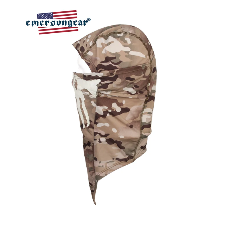 Emersongear, capucha táctica fantasma, bufanda protectora para la cara, secado rápido, senderismo, caza, capucha, máscara Airsoft, máscara transpirable, juego de guerra - imagen 2