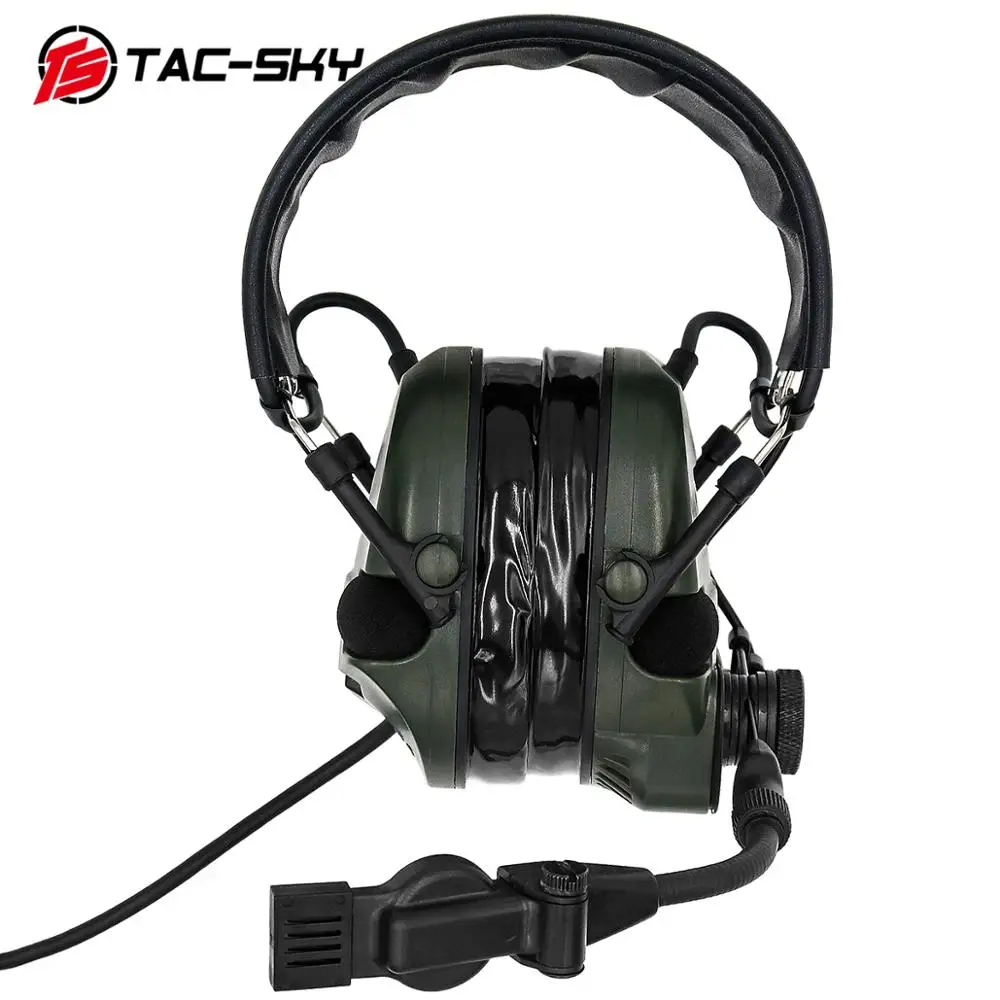 Auriculares tácticos liberadores TCI de TAC-SKY, orejeras de silicona, reducción de ruido, auriculares tácticos militares TCI - imagen 5