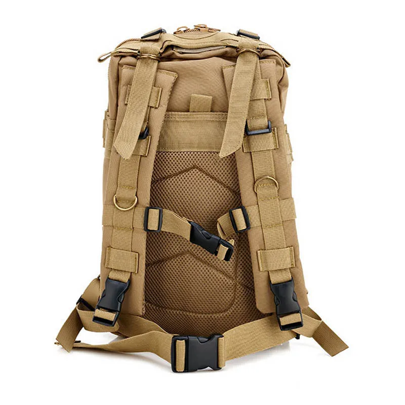 Mochila táctica militar para deportes al aire libre para hombres y mujeres, bolsa de viaje de nailon para acampar, senderismo, pesca y caza, 30l, 3P - imagen 3