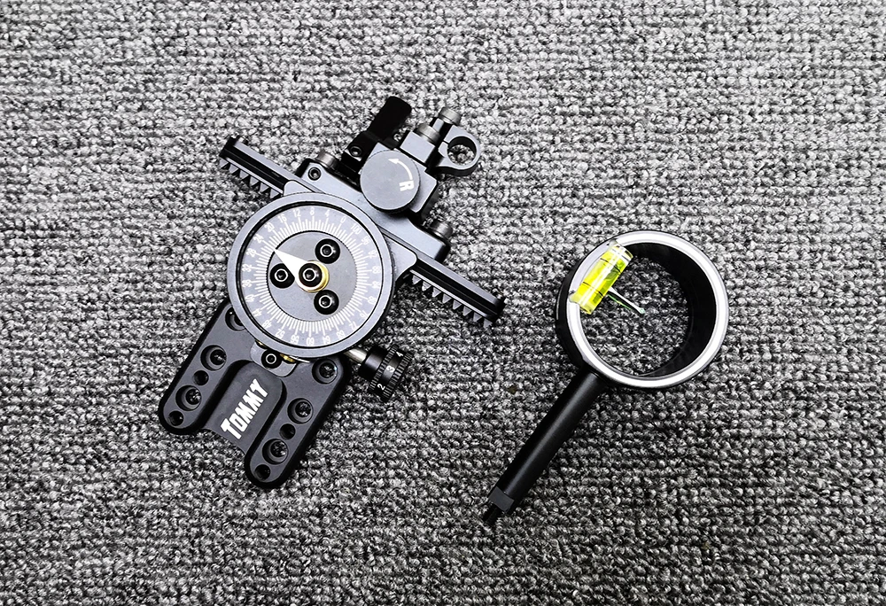 Lente de aumento de tiro con arco compuesto, Clarificadores de tiro de caza, mira de accesorios para un solo Pin, 4x, 6x, 8x, 4,5 cm x 2mm - imagen 5