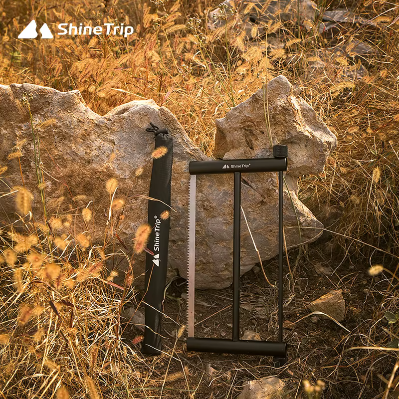 Sierra de mano multiusos para exteriores, herramienta portátil para acampar, hoja de sierra plegable rápida, sierra de mano de madera para jardín - imagen 3