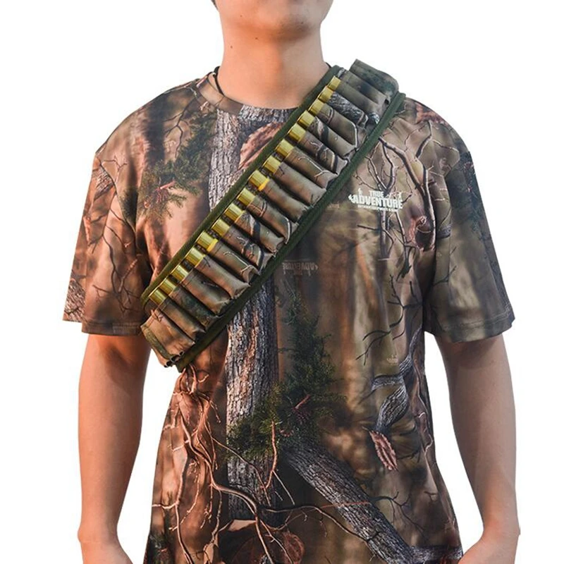 Cinturón táctico Bandolier de 50 y 30 rondas, bolsa de cartucho de calibre 12, carcasa de escopeta de caza, bolsa de munición, soporte de cinturón, accesorios - imagen 5