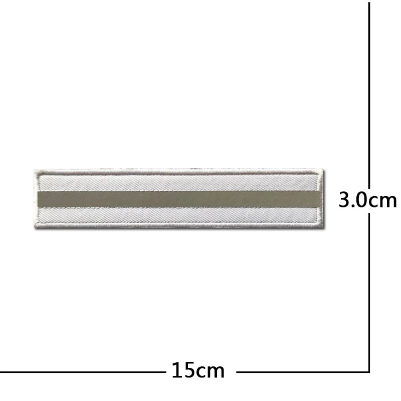 Parche Reflectante - Comparación de tamaño