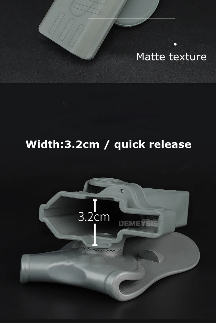 Funda Pistola Táctica - Materiales combinados