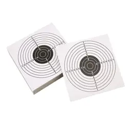 Objetivo de papel 14x14 blanco negro tiro rifle pistola