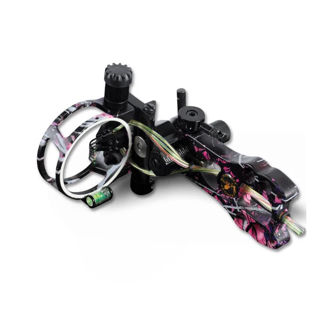 Arco compuesto de Micro-ajuste, mira de 5 pines con 0.029 de fibra para arco compuesto, flecha, accesorio de Tiro con Arco TP6550 - imagen 5