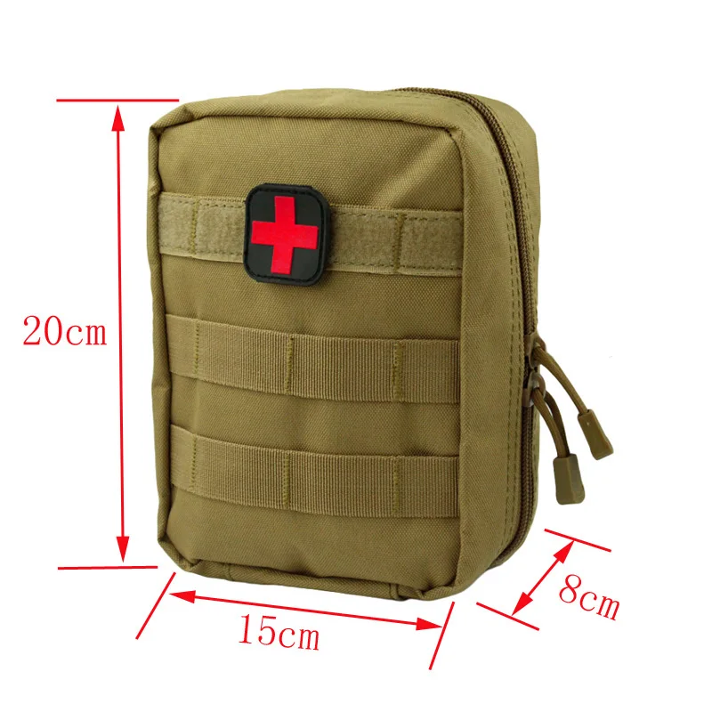 Bolsa de botiquín de primeros auxilios militar, accesorio médico, sistema MOLLE, EMT, para viajes al aire libre - imagen 3
