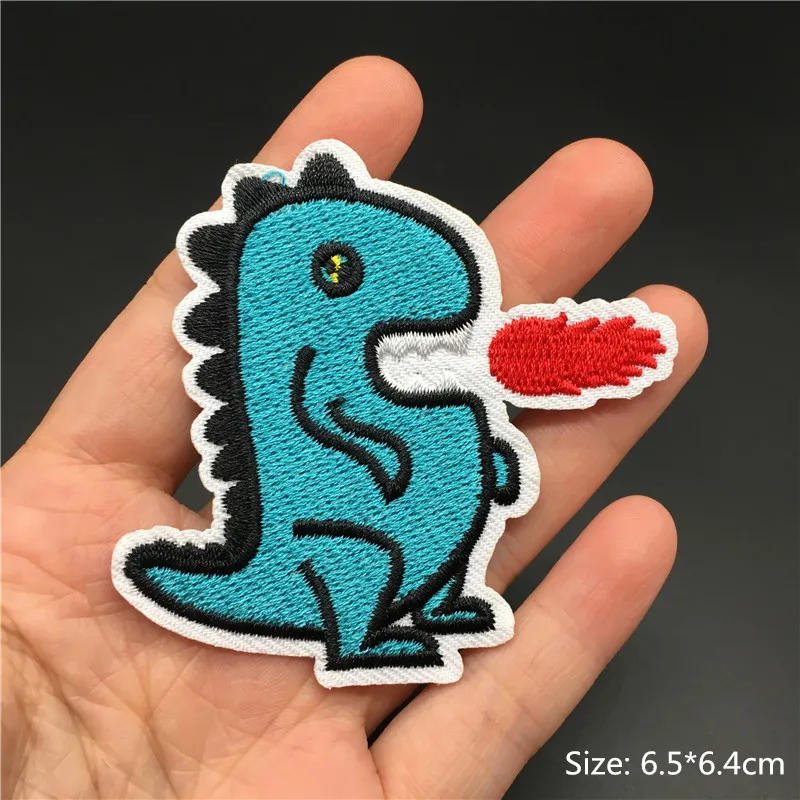 Baloon-insignias de corazón de perro, parche bordado para ropa, apliques decorativos Diy, parches para planchar, ropa, camiseta, costura, rayas - imagen 4