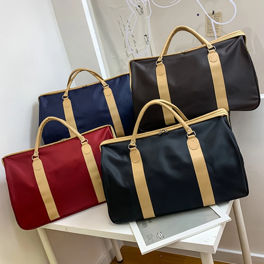 Bolso de hombro de viaje para hombre y mujer, bolsa de mano impermeable, de gran capacidad, multifuncional, para gimnasio, X349A - imagen 4