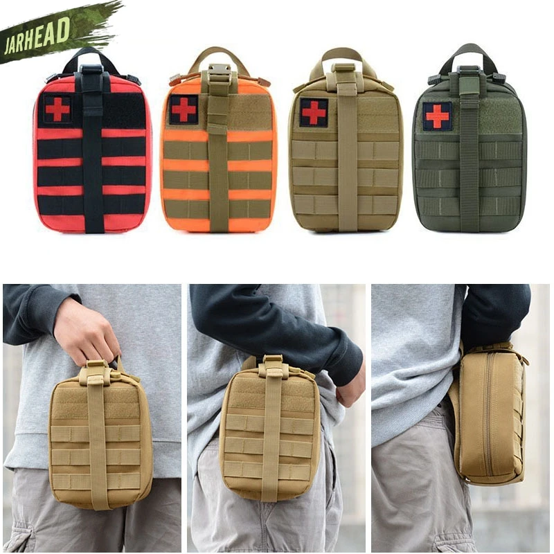 Kits de primeros auxilios tácticos Molle, bolsa médica de emergencia al aire libre, ejército, caza, coche, emergencia, Camping, herramienta de supervivencia, bolsa militar EDC - imagen 3