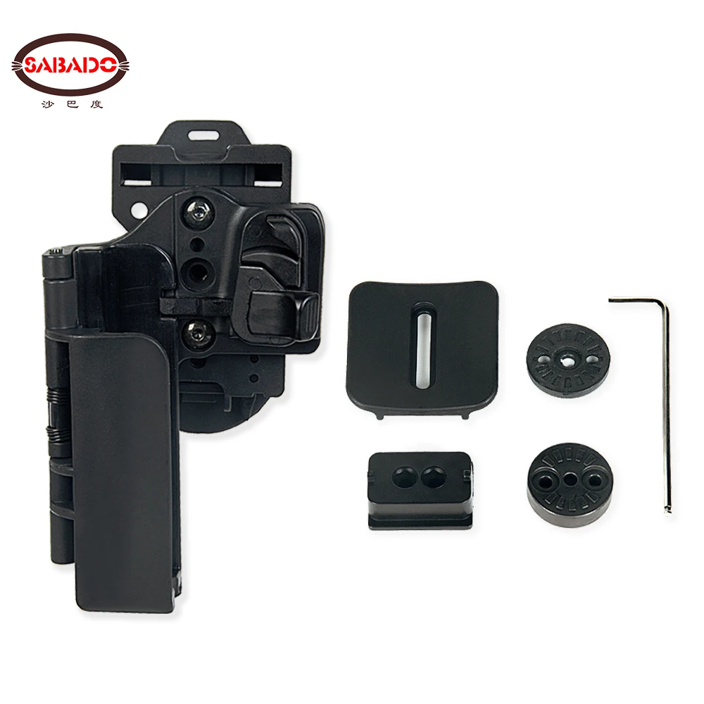 Nuevo Juego de fundas de cintura con cinturones de extracción rápida, accesorios para juego de guerra Airsoft, equipo táctico Glock 17 19 22 34, fundas para bolsa de pistola - imagen 3