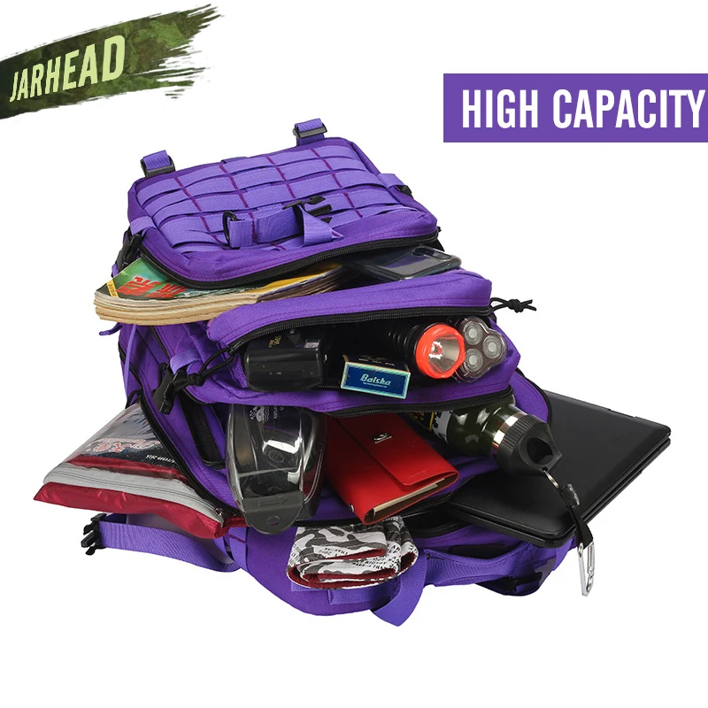 Mochila táctica militar de gran capacidad para hombre, bolsa 3D impermeable para deportes al aire libre, senderismo, Camping y caza, novedad de 2023 - imagen 5