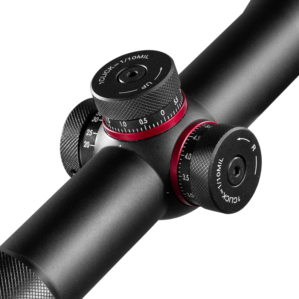 Mira telescópica para rifle de caza, Visor de aumento cruzado 8X, retícula grabada de cristal, reinicio de bloqueo, 4,5-18x44 SF - imagen 5