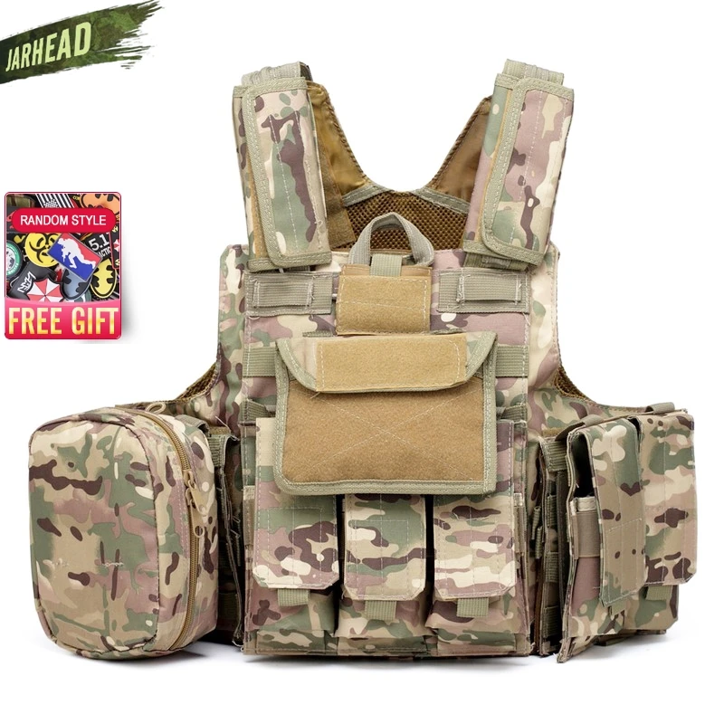 Chaleco táctico militar Molle 900D, protector MODULAR ajustable para caza al aire libre, accesorios de combate para Paintball y Airsoft - imagen 5