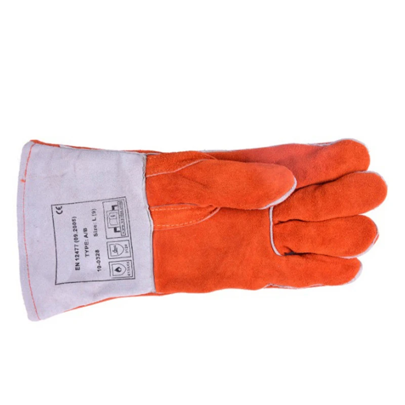 Guantes antimordeduras de cuero grueso, entrenamiento táctico de animales, alimentación para perro, gato, serpiente, águila, mordedura, protección antiarañazos, seguridad - imagen 5